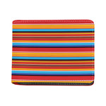 Ethnic Mexican Woven Pattern Print Bifold Wallet