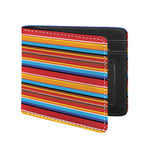 Ethnic Mexican Woven Pattern Print Bifold Wallet