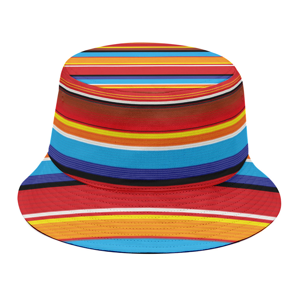 Ethnic Mexican Woven Pattern Print Bucket Hat