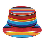 Ethnic Mexican Woven Pattern Print Bucket Hat