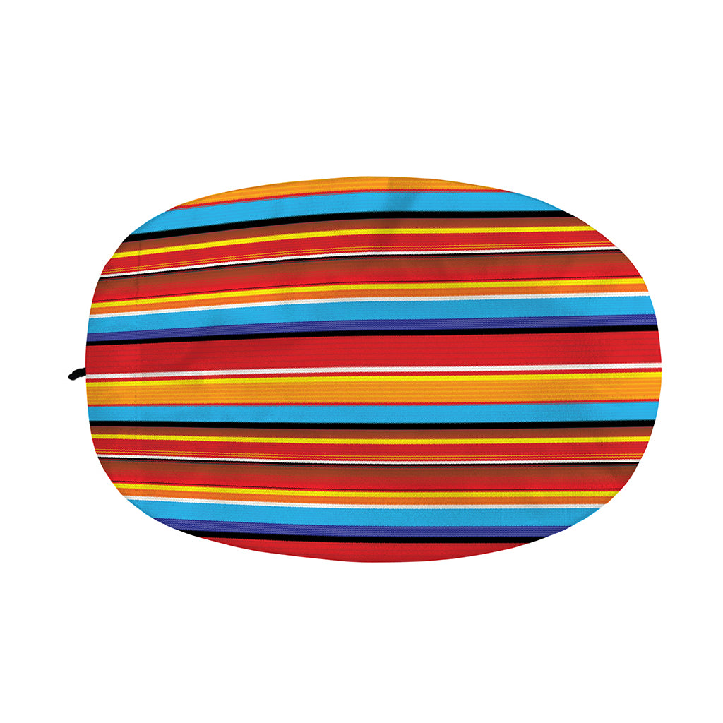 Ethnic Mexican Woven Pattern Print Car Side Mirror Covers