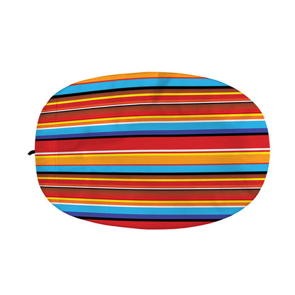 Ethnic Mexican Woven Pattern Print Car Side Mirror Covers