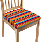 Ethnic Mexican Woven Pattern Print Chair Cushion Cover
