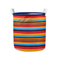 Ethnic Mexican Woven Pattern Print Collapsible Laundry Basket