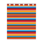 Ethnic Mexican Woven Pattern Print Curtain