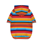 Ethnic Mexican Woven Pattern Print Dog Zip Up Hoodie