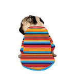 Ethnic Mexican Woven Pattern Print Dog Zip Up Jacket