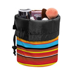Ethnic Mexican Woven Pattern Print Drawstring Makeup Bag