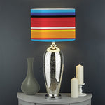 Ethnic Mexican Woven Pattern Print Drum Lamp Shade