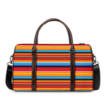 Ethnic Mexican Woven Pattern Print Duffle Bag