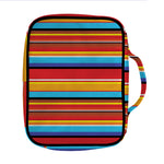 Ethnic Mexican Woven Pattern Print Front Pocket Bible Bag