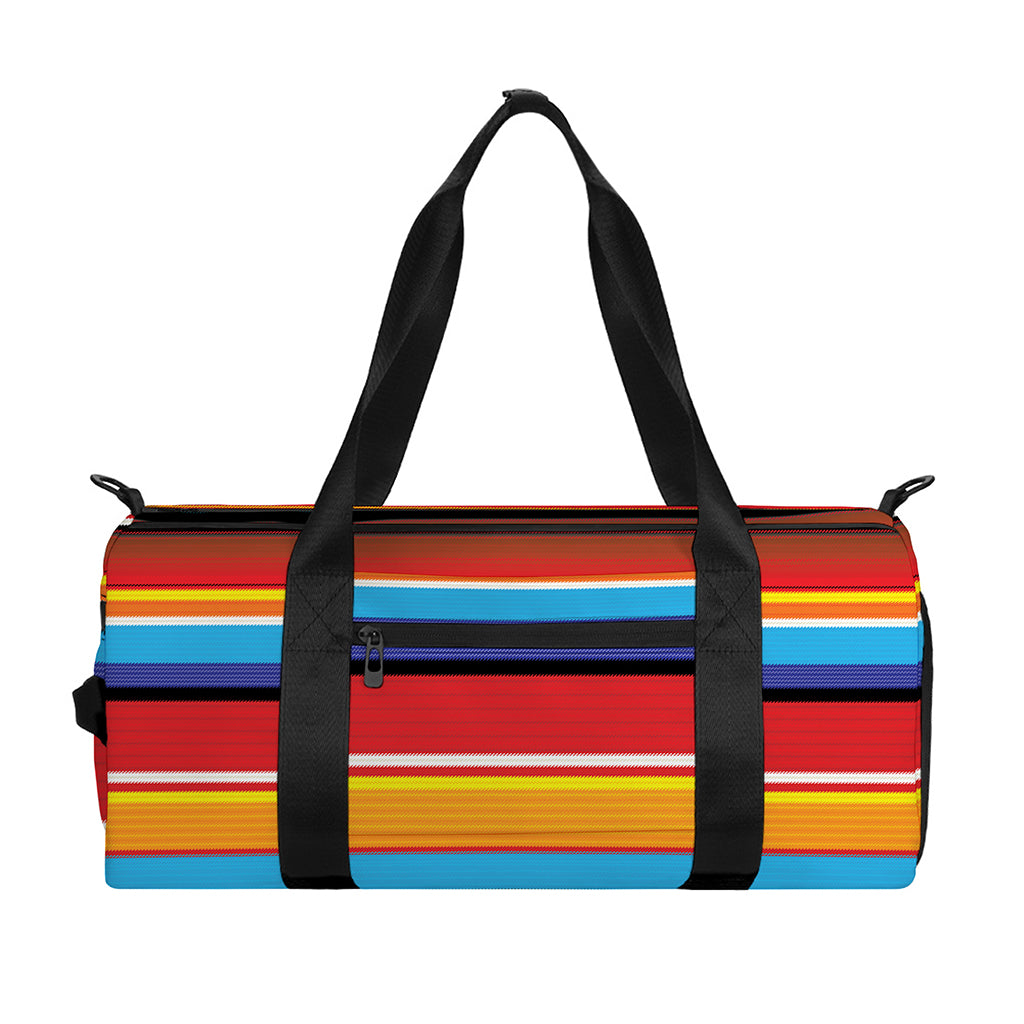 Ethnic Mexican Woven Pattern Print Gym Bag