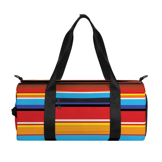 Ethnic Mexican Woven Pattern Print Gym Bag