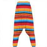 Ethnic Mexican Woven Pattern Print Hammer Pants
