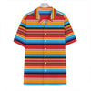Ethnic Mexican Woven Pattern Print Hawaiian Shirt