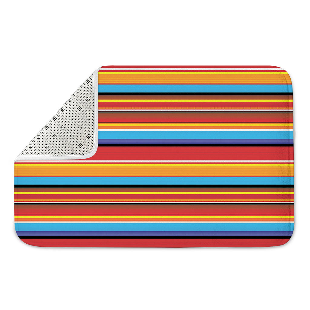 Ethnic Mexican Woven Pattern Print Indoor Door Mat