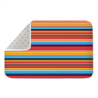 Ethnic Mexican Woven Pattern Print Indoor Door Mat