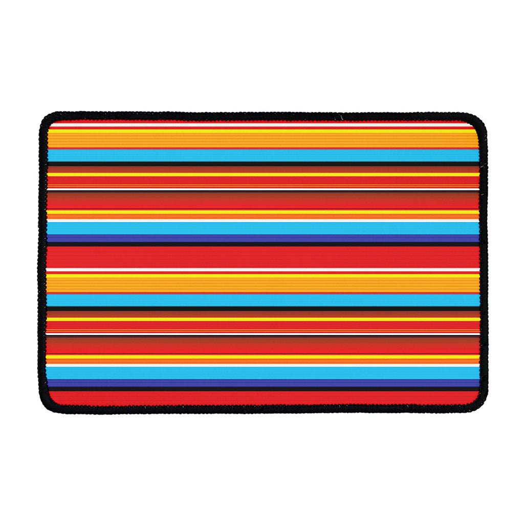 Ethnic Mexican Woven Pattern Print Kitchen Mat