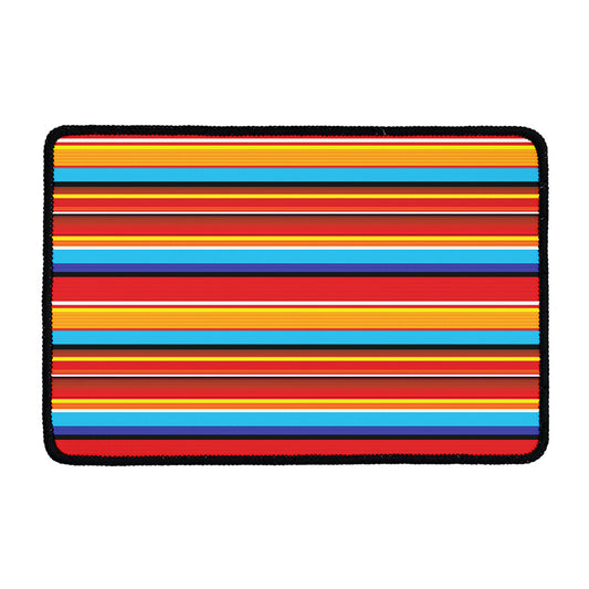Ethnic Mexican Woven Pattern Print Kitchen Mat