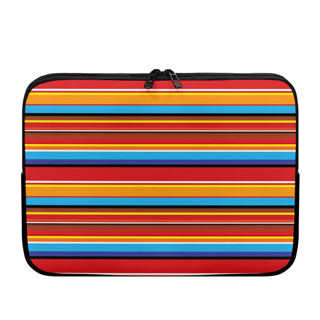 Ethnic Mexican Woven Pattern Print Laptop Sleeve