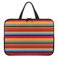 Ethnic Mexican Woven Pattern Print Laptop Sleeve With Handle