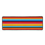 Ethnic Mexican Woven Pattern Print Long Kitchen Mat