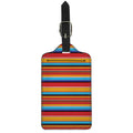Ethnic Mexican Woven Pattern Print Luggage Tag