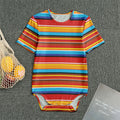 Ethnic Mexican Woven Pattern Print Men's Bodysuit