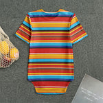 Ethnic Mexican Woven Pattern Print Men's Bodysuit