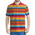 Ethnic Mexican Woven Pattern Print Men's Polo Shirt