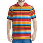 Ethnic Mexican Woven Pattern Print Men's Polo Shirt