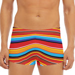 Ethnic Mexican Woven Pattern Print Men's Short Boxer Briefs