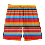 Ethnic Mexican Woven Pattern Print Men's Swim Trunks