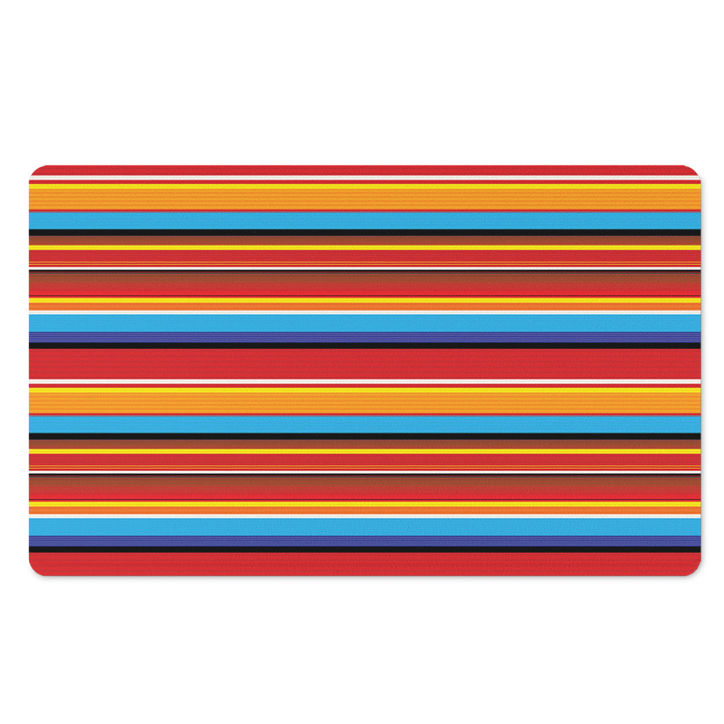 Ethnic Mexican Woven Pattern Print Polyester Doormat