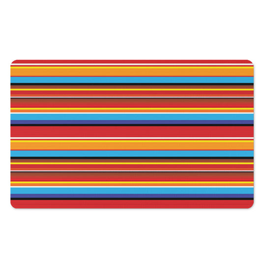 Ethnic Mexican Woven Pattern Print Polyester Doormat