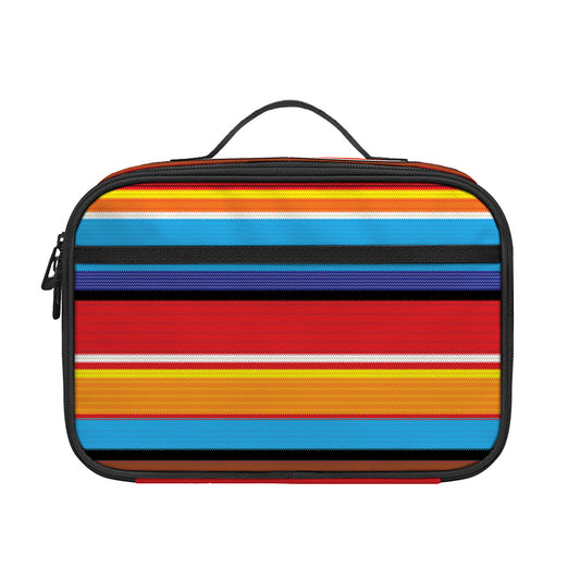 Ethnic Mexican Woven Pattern Print Portable Lunch Bag