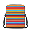 Ethnic Mexican Woven Pattern Print Rectangular Crossbody Bag