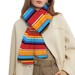 Ethnic Mexican Woven Pattern Print Scarf