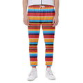 Ethnic Mexican Woven Pattern Print Joggers