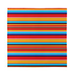 Ethnic Mexican Woven Pattern Print Silk Bandana