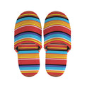 Ethnic Mexican Woven Pattern Print Slippers