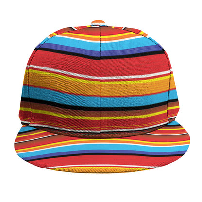 Ethnic Mexican Woven Pattern Print Snapback Cap