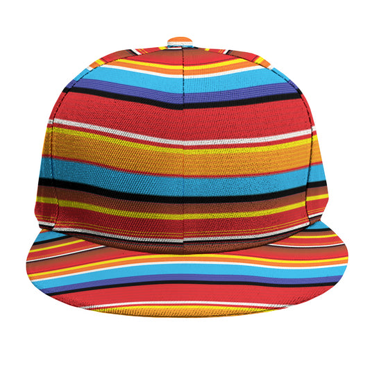 Ethnic Mexican Woven Pattern Print Snapback Cap