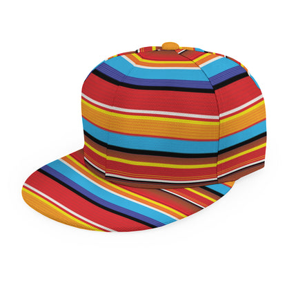 Ethnic Mexican Woven Pattern Print Snapback Cap