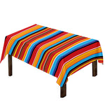 Ethnic Mexican Woven Pattern Print Tablecloth