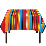 Ethnic Mexican Woven Pattern Print Tablecloth