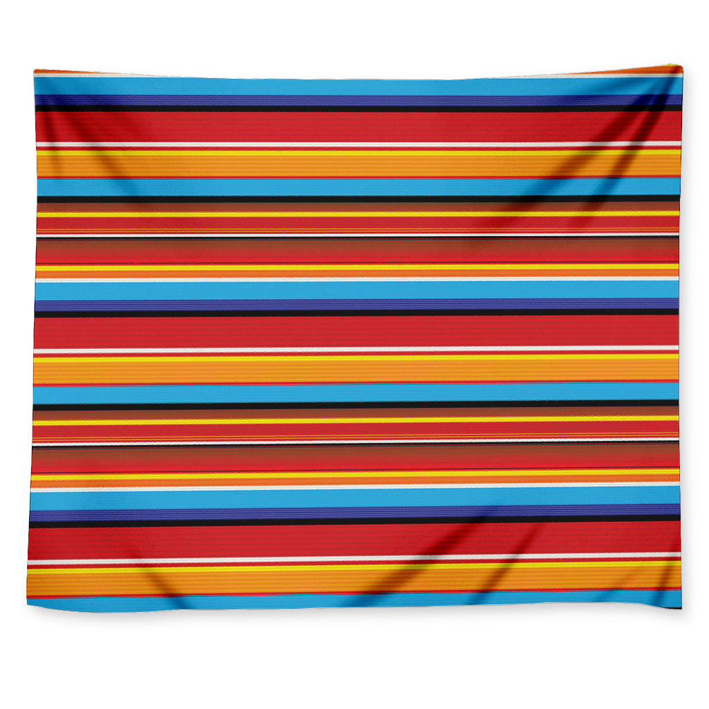 Ethnic Mexican Woven Pattern Print Tapestry