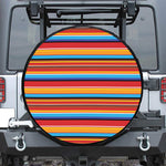 Ethnic Mexican Woven Pattern Print Tire Cover