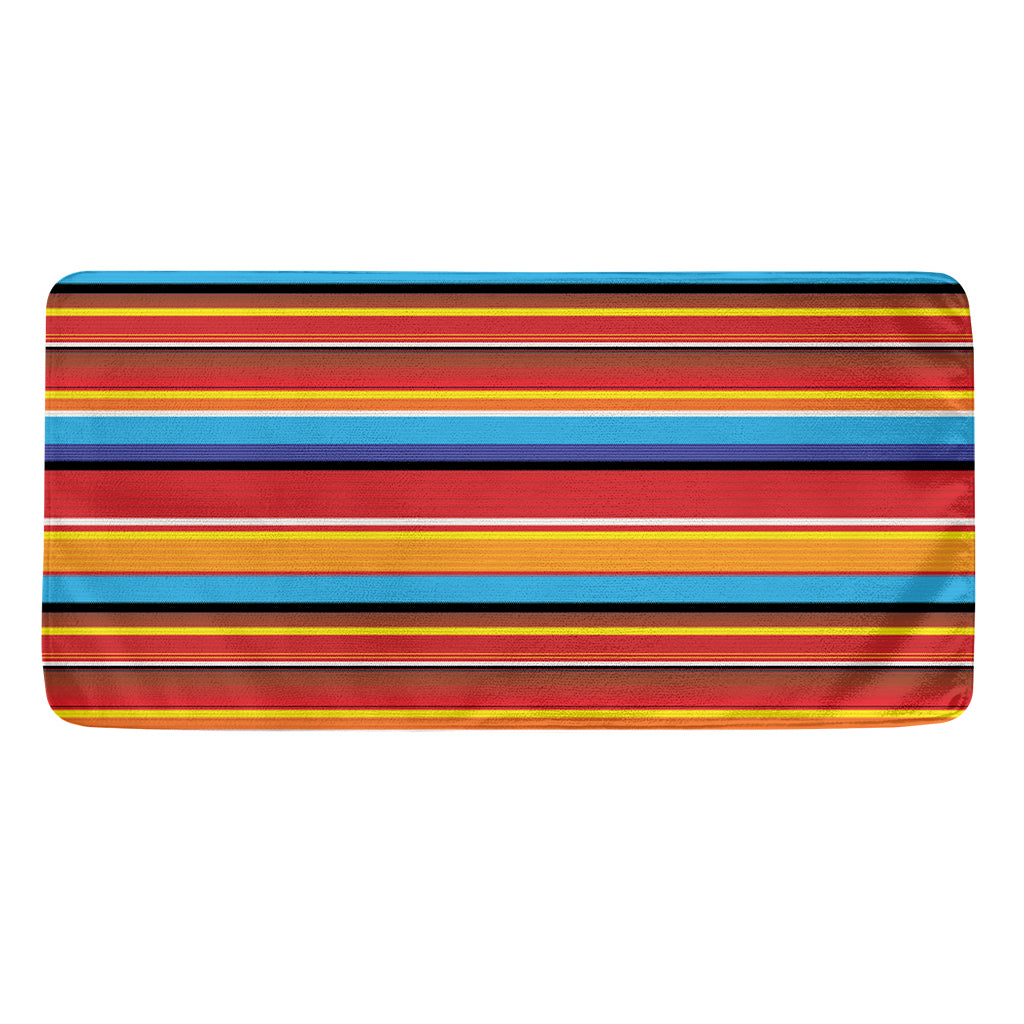 Ethnic Mexican Woven Pattern Print Towel