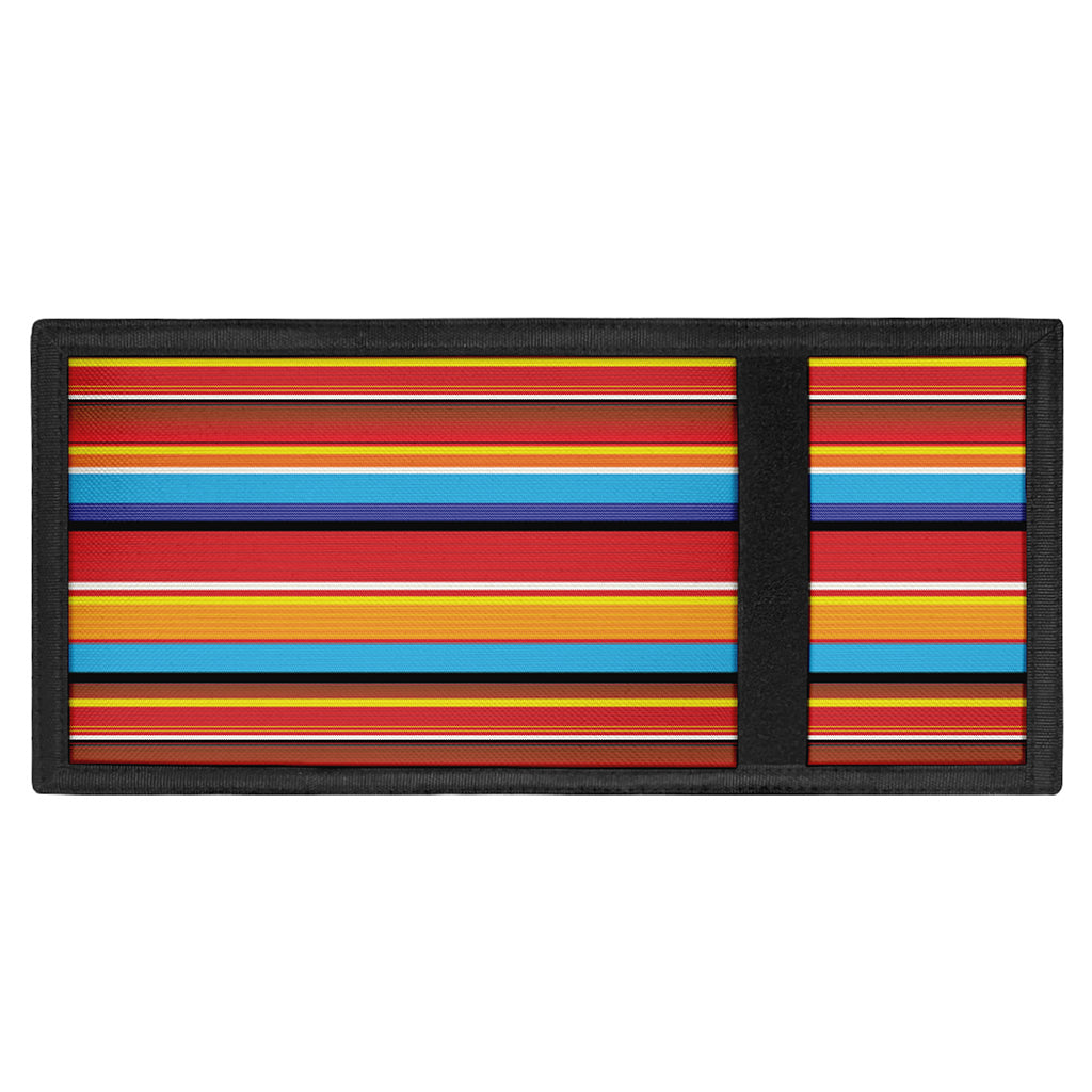 Ethnic Mexican Woven Pattern Print Trifold Wallet